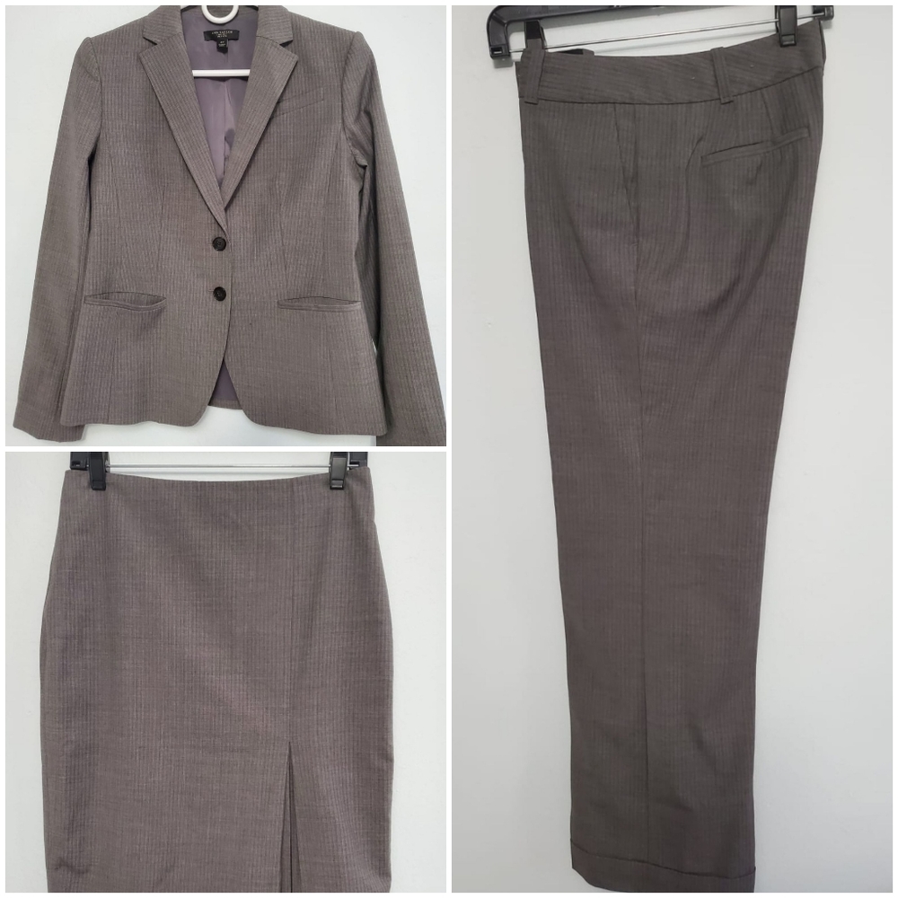 3 pcs Ann Taylor Petite Suit set .